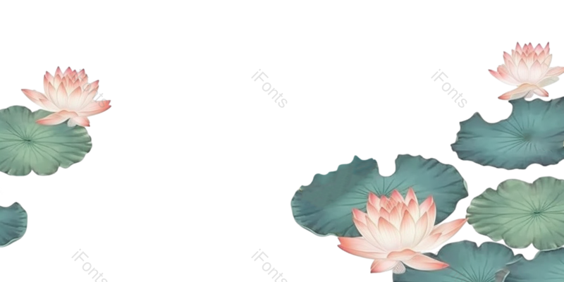 元素图片,清新元素,荷花PNG,户外免抠素材